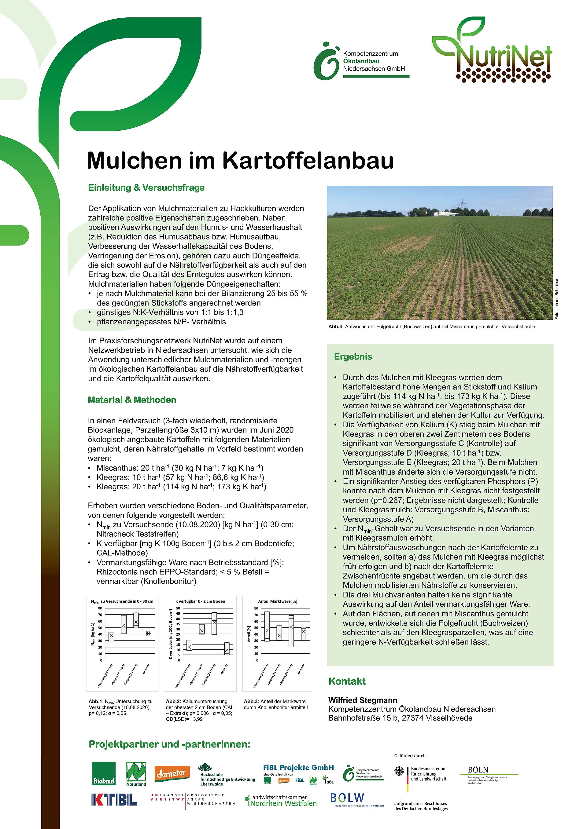 Poster Mulchauflagen im Kartoffelanbau